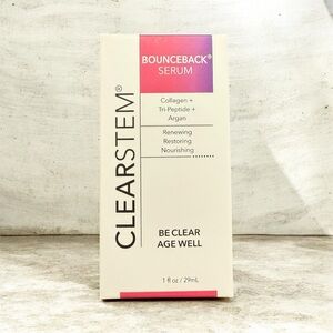CLEARSTEM New + Sealed Bounceback Peptide Serum Skincare Retail $98 Authentic